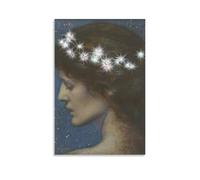 Night By Edward Robert Hughes Artists Works Printed Posters Home Decor Wall Art Hanging Picture Print Bedroom Decorative Room Aesthetic 12x18inch(30x45cm)