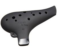 Night By Noble Plastic Ocarina Alto C Tone Black Rubber Finish