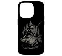 Night Carp Angler - Big Catch Fishing Design Case for iPhone 14 Pro
