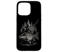Night Carp Angler - Big Catch Fishing Design Case for iPhone 15 Pro Max