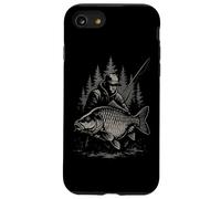 Night Carp Angler - Big Catch Fishing Design Case for iPhone SE (2020) / 7 / 8