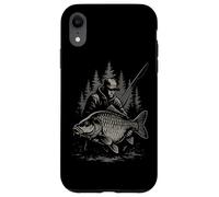 Night Carp Angler - Big Catch Fishing Design Case for iPhone XR