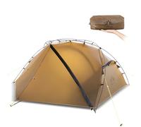 Night Cat 1 Man Tent Lightweight: 2 kg Waterproof Tent for Backpacking | PU5000mm - Silnylon 15D Ultralight - Aluminum Pole - Double Layer - Compact Package - Hiking Camping Trekking Bikepacking