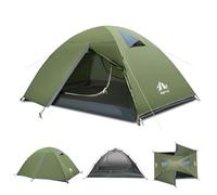 Night Cat Camping Tent for 2 Person: Waterproof Lightweight Dome Tent Hiking Backpacking Outdoor with Aluminum Poles and Rainfly