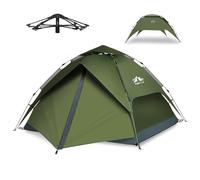 Night Cat Pop Up Tent for 3 4 Man: Waterproof Camping Tent Easy Set Up for Family Festival Camping Picnic in Garden Backyard Park