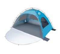 Night Cat Portable Beach Tent Camping Sun Shade for 2-4 Person UV Protection 3 Mesh Windows Breathable Tent Extended Floor Easy Install Outdoor