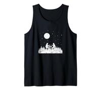 Night Chess Match Tank Top