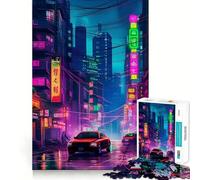 Night City Landscape Adult Jigsaw Puzzles 1000 Pieces Mind Challenge Toy Relax Time Quality Cut Cherished Gift (38x26cm)