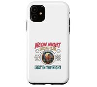 Night City Social Club Retro Urban Skyline Design Case for iPhone 11