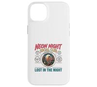 Night City Social Club Retro Urban Skyline Design Case for iPhone 14 Plus