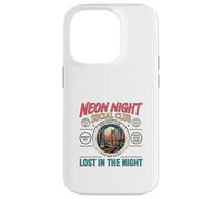Night City Social Club Retro Urban Skyline Design Case for iPhone 14 Pro