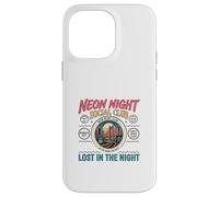 Night City Social Club Retro Urban Skyline Design Case for iPhone 14 Pro Max