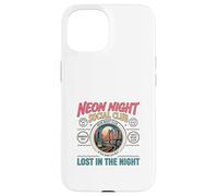 Night City Social Club Retro Urban Skyline Design Case for iPhone 15