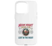 Night City Social Club Retro Urban Skyline Design Case for iPhone 15 Pro Max
