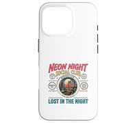 Night City Social Club Retro Urban Skyline Design Case for iPhone 16 Pro