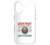 Night City Social Club Retro Urban Skyline Design Case for iPhone 17