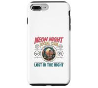 Night City Social Club Retro Urban Skyline Design Case for iPhone 7 Plus/8 Plus