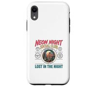 Night City Social Club Retro Urban Skyline Design Case for iPhone XR