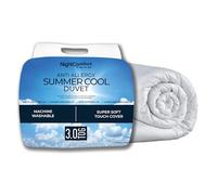 Night Comfort Anti Allergy Luxury 3 Tog Summer Duvet, King Size - Premium Microfibre Quilt Filled with Fluffy Hollowfibre