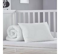 Night Comfort Hypoallergenic Baby Toddler Junior Cot Bed Coverless 7.5 Tog Duvet - UK Bedding for Kids, Allergy-Free Sleep Essentials Cotton blend Quilt - White