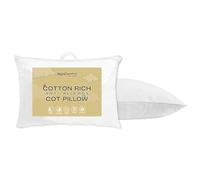 Night Comfort Lightweight Cot Bed Pillow for Toddler, Kids, Newborn, Baby Boys and Girls - Anti-Allergy Cot Bed Bedding Polycotton Quilted Nursery Pillow