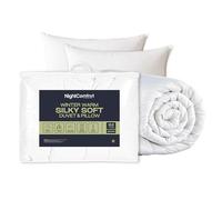 Night Comfort Super Soft Touch Microfibre Cover Anti Allergy Hollowfibre 16.5 TOG Winter Warm Single Duvet and Pillow Pair