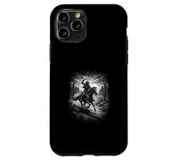 Night Cowboy On Galloping Horse Desert Trail Case for iPhone 11 Pro
