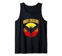 Night Creature Retro Horror Mothman Cryptid Tank Top