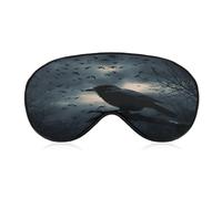 Night Crow Sleep Mask Eye Mask Travel Eye Cover