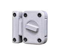 Night Door Latch, High Performance Deadbolt Lock for Indoor and Outdoor Gates, Bedroom, Workplaces, Dormitory, Apartments, Home Security, Security Hardware, 1.77 x 1.38 x 0.51 Inch