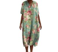 Night Dresses for Ladies Prom Dress 12 Years Clothing Girls Summer Dresses Nightwear Sleeveless wrap Dress Sexy Summer Outfits Women UK Sundress Long Sleeved Evening Maxi Beach Coverups Green