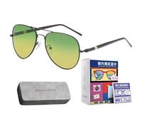 Night Driving Glasses - 5.63 Inches Polarized Goggles | Outdoor Vision Protection - Ergonomic Anti Glare Glasses For Men Women Including Storage Case And 100 Cleaning Wipes Ideal For Cycling Driving O