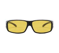 Night Driving Glasses - Polarized UV Shield Lens, Anti Glare Vision Eyewear, Adjustable Light Control Sunglasses, Clear Road Safety Vision Tool | Night Visions Eyewear With Enhanced Contrast Filtering