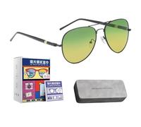 Night Driving Glasses,Polarized Yellow Safety Eyewear | Headlight Glasses for Driving at Night Glare Cut - for Sun Men Women Car Drivers Home Travel