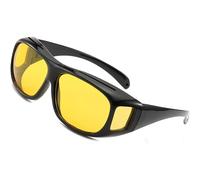Night Driving Over Prescription Glasses - Polarized Anti Glare Night Vision Glasses for Men Women