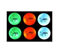 Night Eagle CV LED Golf Balls - Light Activated - No Timer - 6 Pack (2xGreen,2xRed,2xBlue)
