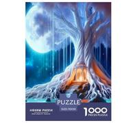 Night Falling Ancient Trees 1000 Pieces Jigsaws for Adults Impossible Birthday Gifts for Women And Man Art Colorful DIY Craft 70x50cm/1000pcs
