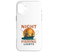 Night Fishing Under Moonlight Case for iPhone 16 Plus