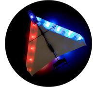 Night Flight Lights Add-on Kit for POWERUP 4.0 - DIY Color 15.5” Led Strip | Cool DIY STEM Glowing Modification for Night Flights. Last Illuminated for 3 Hours in the Night Sky. Ignite Your Inner Pilot