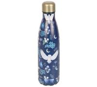 Serano Night Flight Owl Print Metal Water Bottle - Blue - Steel - 36