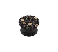 Night Garden Moth Pattern Botanical Moonflower PopSockets Adhesive PopGrip