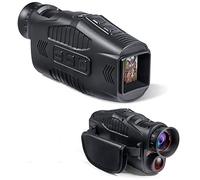 Night Goggles, 1080P HD Monocular Night Vision Device Rechargeable Infrared 5x Digital Zoom Goggles Hunting Camping Telescope Outdoor Recording Night Vision Device (Color : ADD 32G) (Add 128g)
