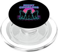 Night Growlers Bears Retrowave Synthwave 80s Grizzly PopSockets PopGrip for MagSafe