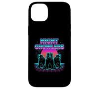 Night Growlers Retrowave Synthwave 80s Bear Roar Case for iPhone 14 Plus