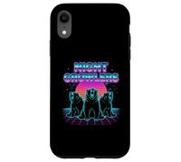 Night Growlers Retrowave Synthwave 80s Bear Roar Case for iPhone XR