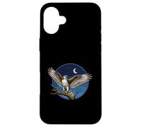 Night Hawk Guardian Of The Sky Silent Hunter Case for iPhone 16 Plus