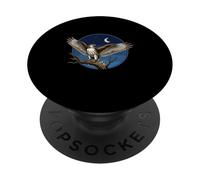 Night Hawk Guardian Of The Sky Silent Hunter PopSockets Adhesive PopGrip
