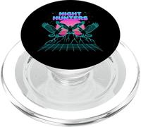 Night Hunters Eagles Retrowave Synthwave 80s Mountain PopSockets PopGrip for MagSafe