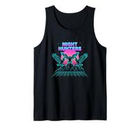 Night Hunters Eagles Retrowave Synthwave 80s Mountain Tank Top