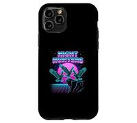 Night Hunters Eagles Retrowave Synthwave 80s Sky Case for iPhone 11 Pro
